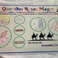 Kit carta Reyes Magos